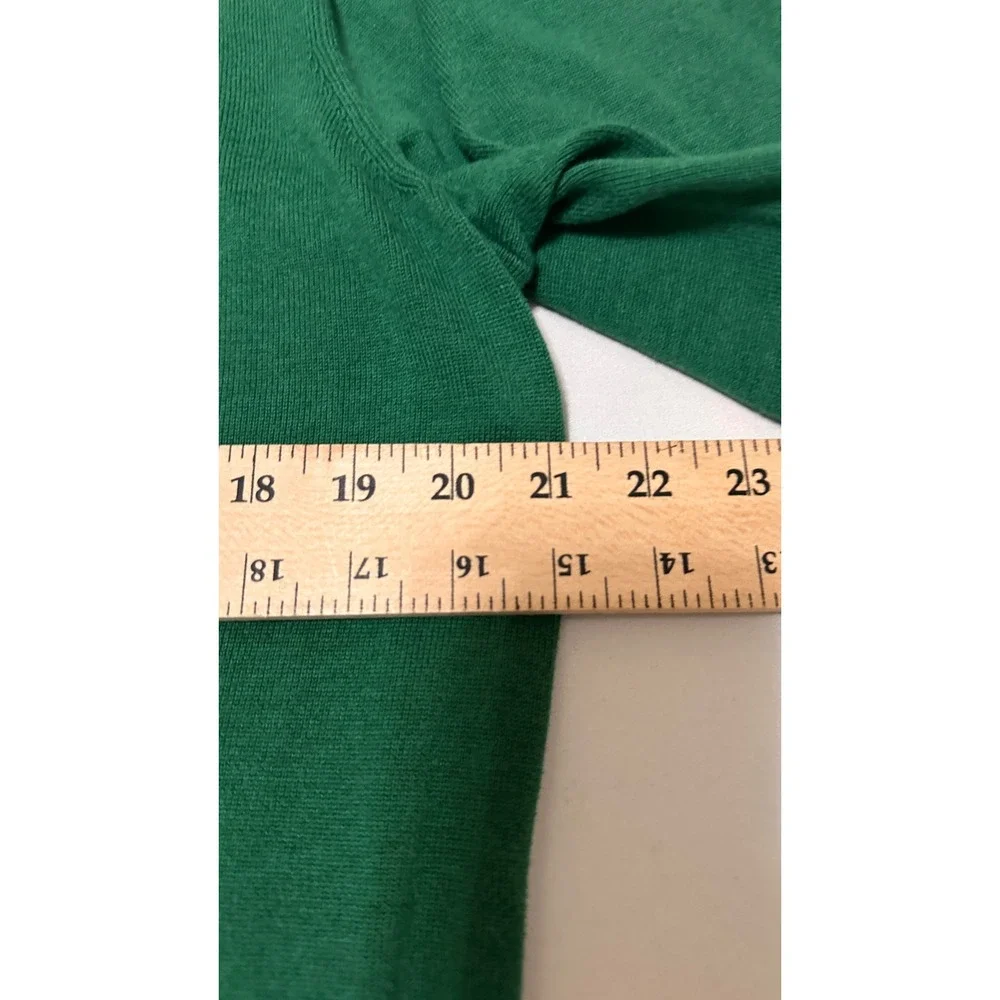 Vineyard Vines Mens Green Cotton Quarter Zip Pullover Sweater Size M RN 134578
